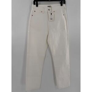 Knickerbocker K101 Jeans Mens 28x28 Natural White Straight Leg Denim Pants